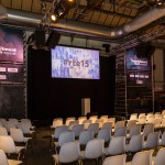 Het plenaire podium van het Recruitment Tech Event