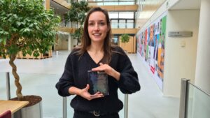 Lisa-Marie Klap van Intergamma met de nominatie